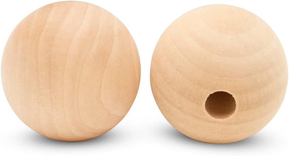 Wood Dowel Caps 2-3/4 Inch Diameter for Crafts & DIY Projects