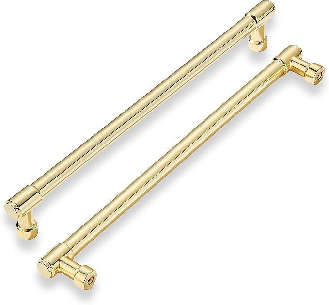 Polished Brass Appliance Handle Pull for Kitchen and Bathroom