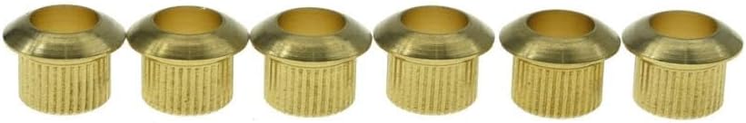 KAISH Premium Brass Guitar Tuner Bushings for Vintage Guitars