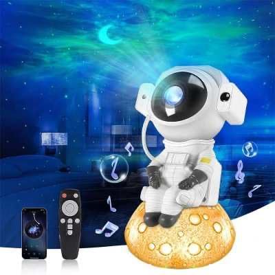 Solar Astronaut Sky Projector - LED Nebula Glow