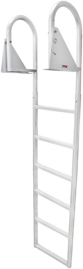 Extreme Max 3005.3907 Flip-Up Dock Ladder - Sturdy 6-Step Design