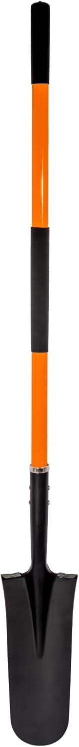 Heavy Duty Shovel for Digging and Gardening, 58 Inches Long