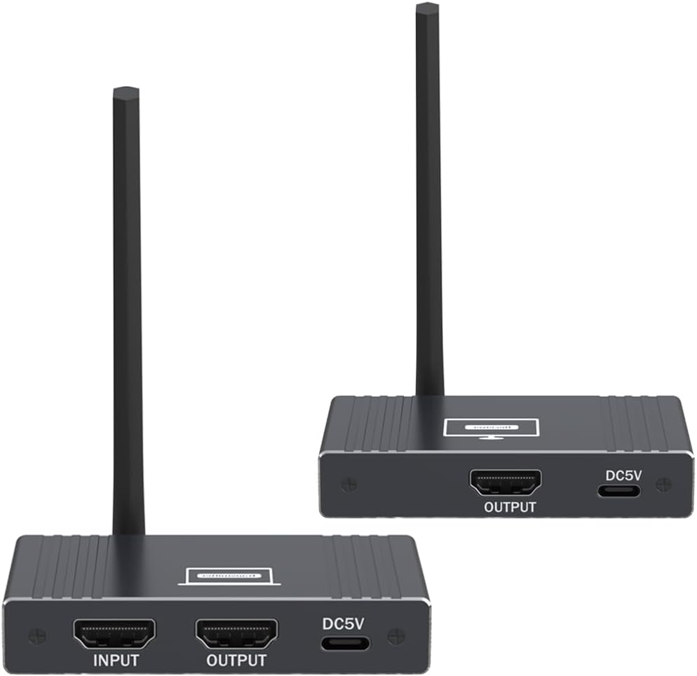 Wireless HDMI Transmitter and Receiver 656ft for 1080P HD Output