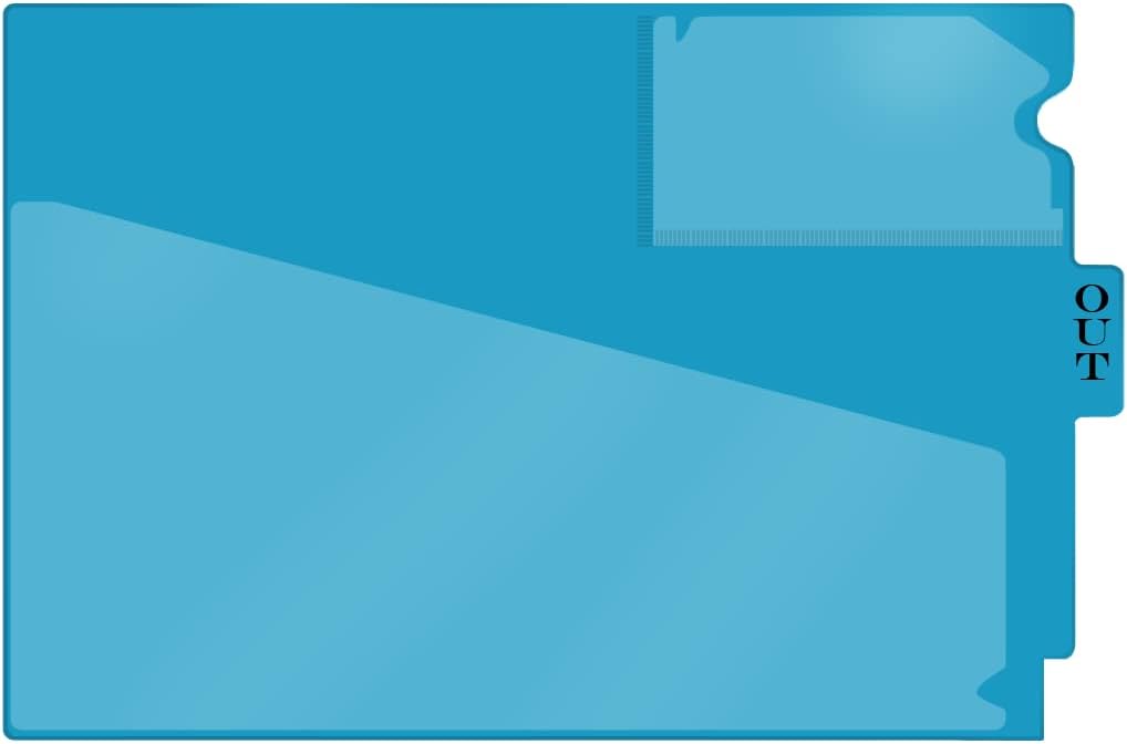 Center Tab Vinyl Outguides for Organized Filing Systems