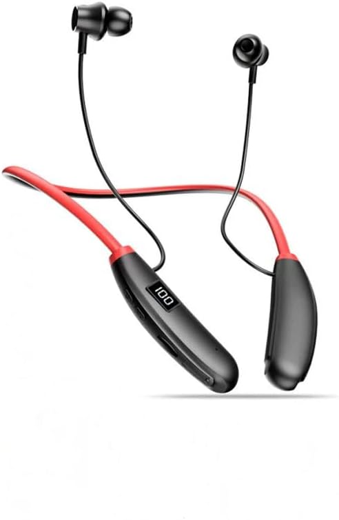 100-Hour Neckband Bluetooth Headphones - Waterproof & Wireless