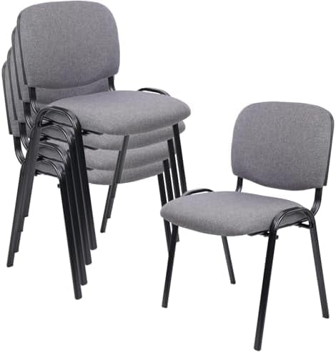 Stackable Waiting Room Chairs with Ergonomic Support and Style