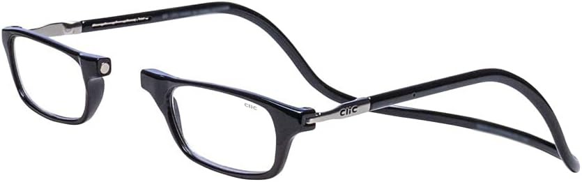 Clic Magnetic Reading Glasses for Men or Women - Adjustable Fit