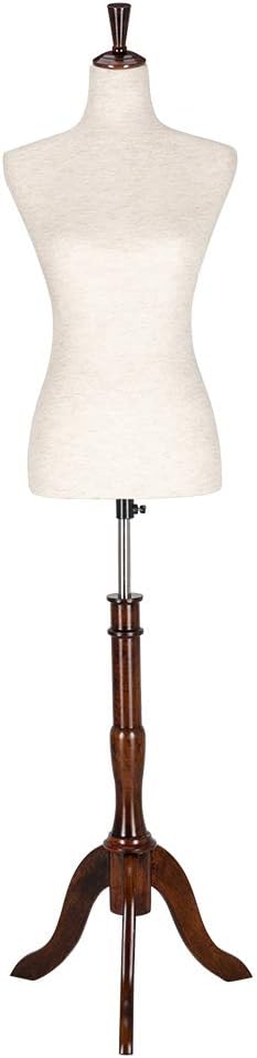 Bonnlo Upgraded Female Dress Form with Adjustable Stand for Display
