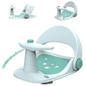 Xifaminy Baby Bathtub Seat for Infants with Adjustable Backrest