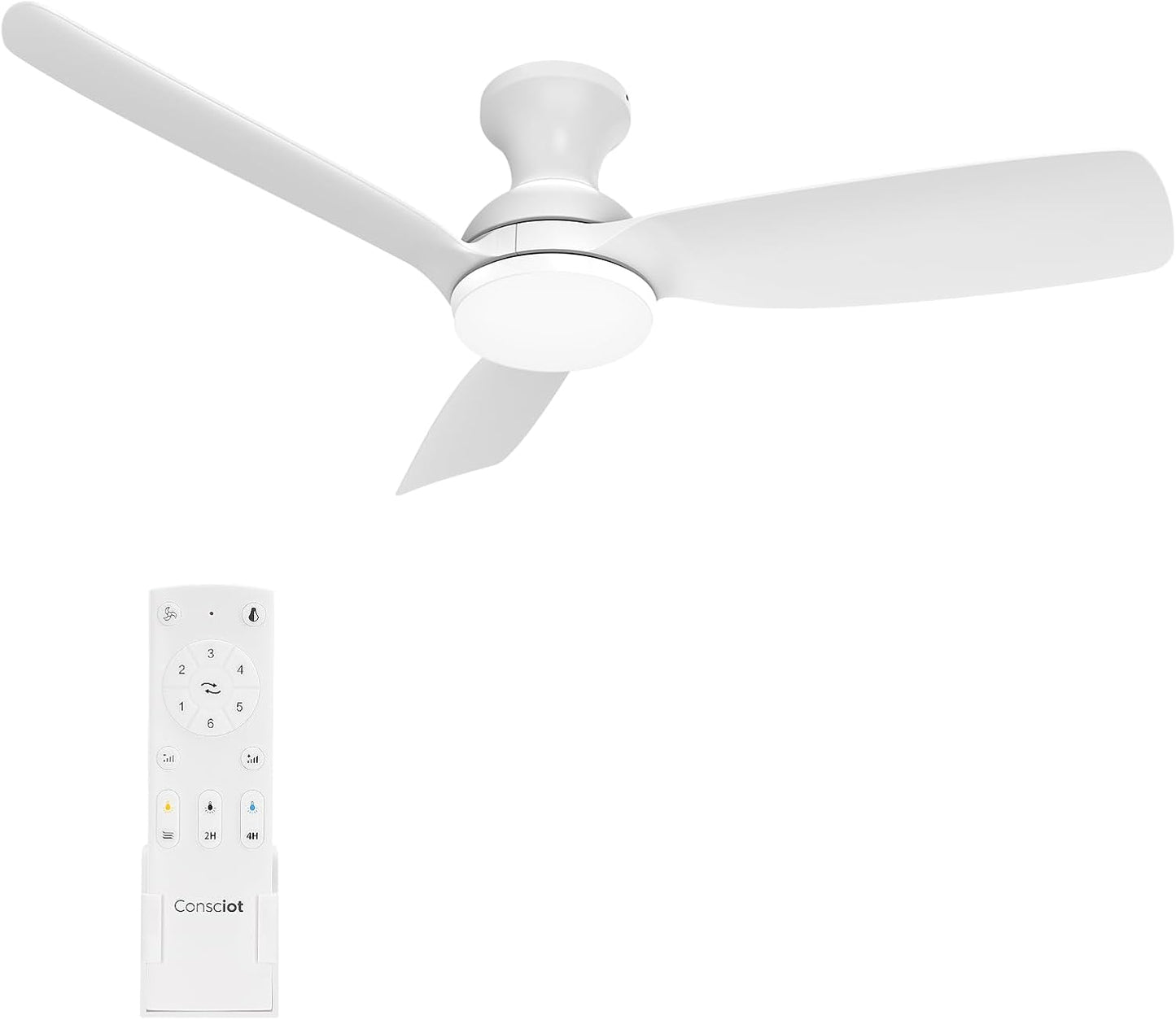 Consciot Ceiling Fan with Lights Remote Control for Modern Spaces