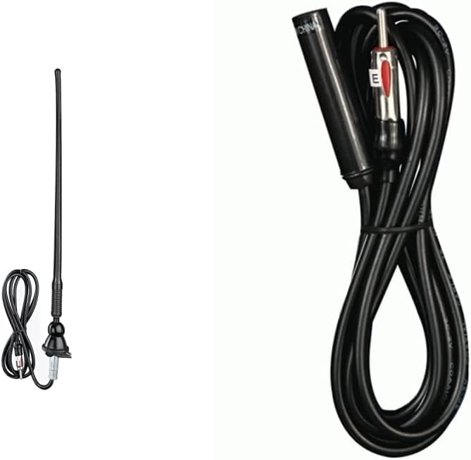 Metra 44-US07R Rubber Antenna & 72-Inch Extension Cable Combo