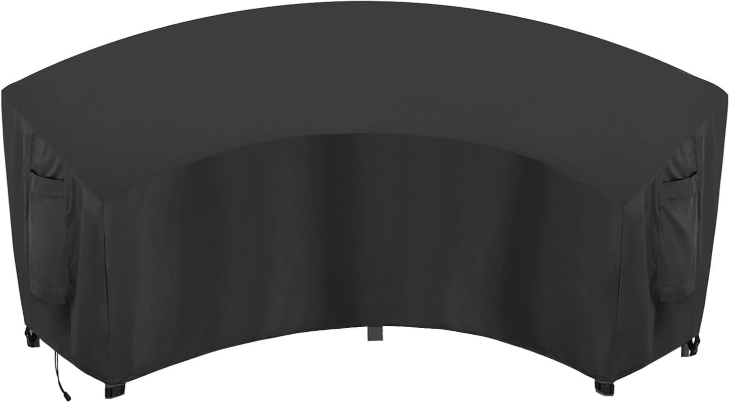 Outdoor Waterproof Curved Sectional Cover for All Seasons