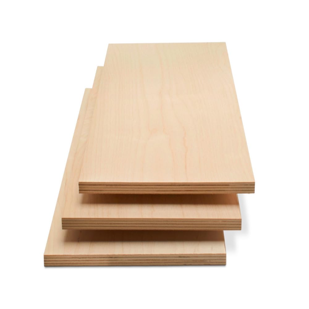 Baltic Birch Plywood Craft Wood Sheets for Laser Cutting Projects