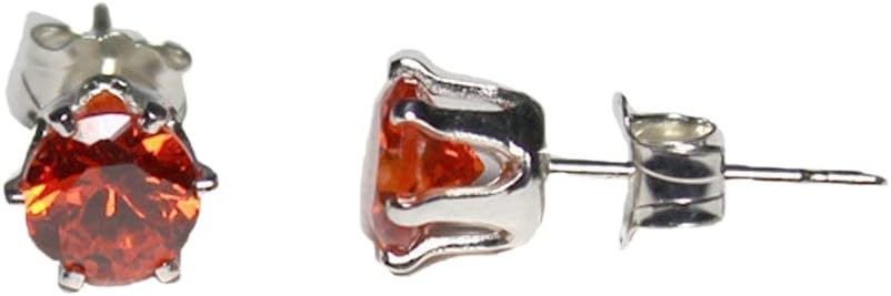 Mexican Fire Opal Earrings in Sterling Silver for Stunning Style