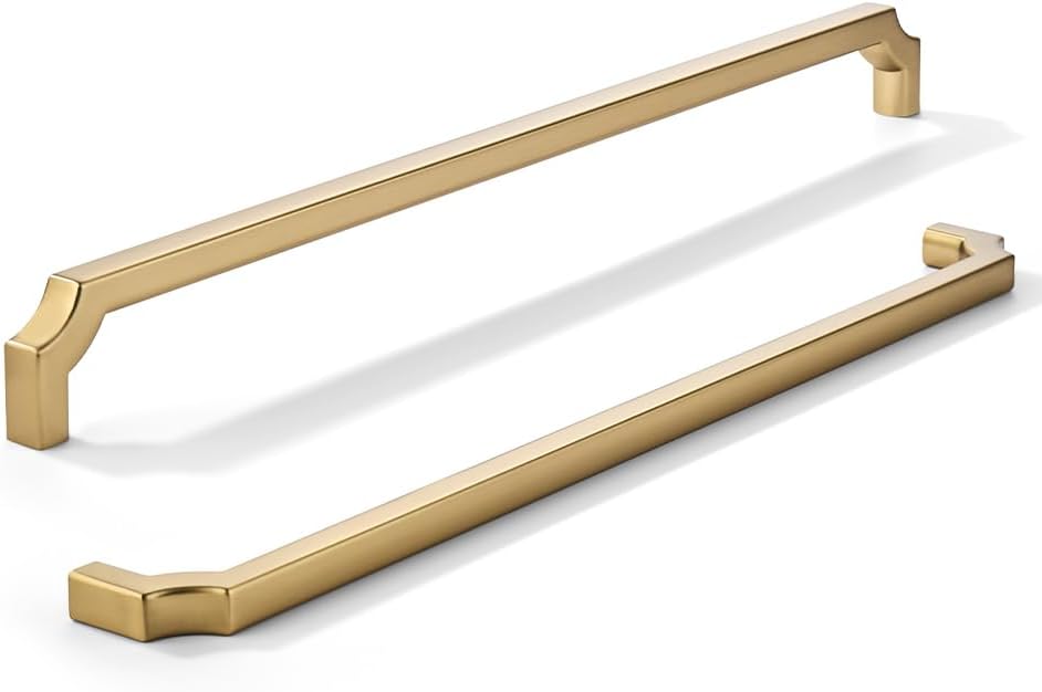 12 Inch Square Champagne Bronze Cabinet Pulls for Your Home