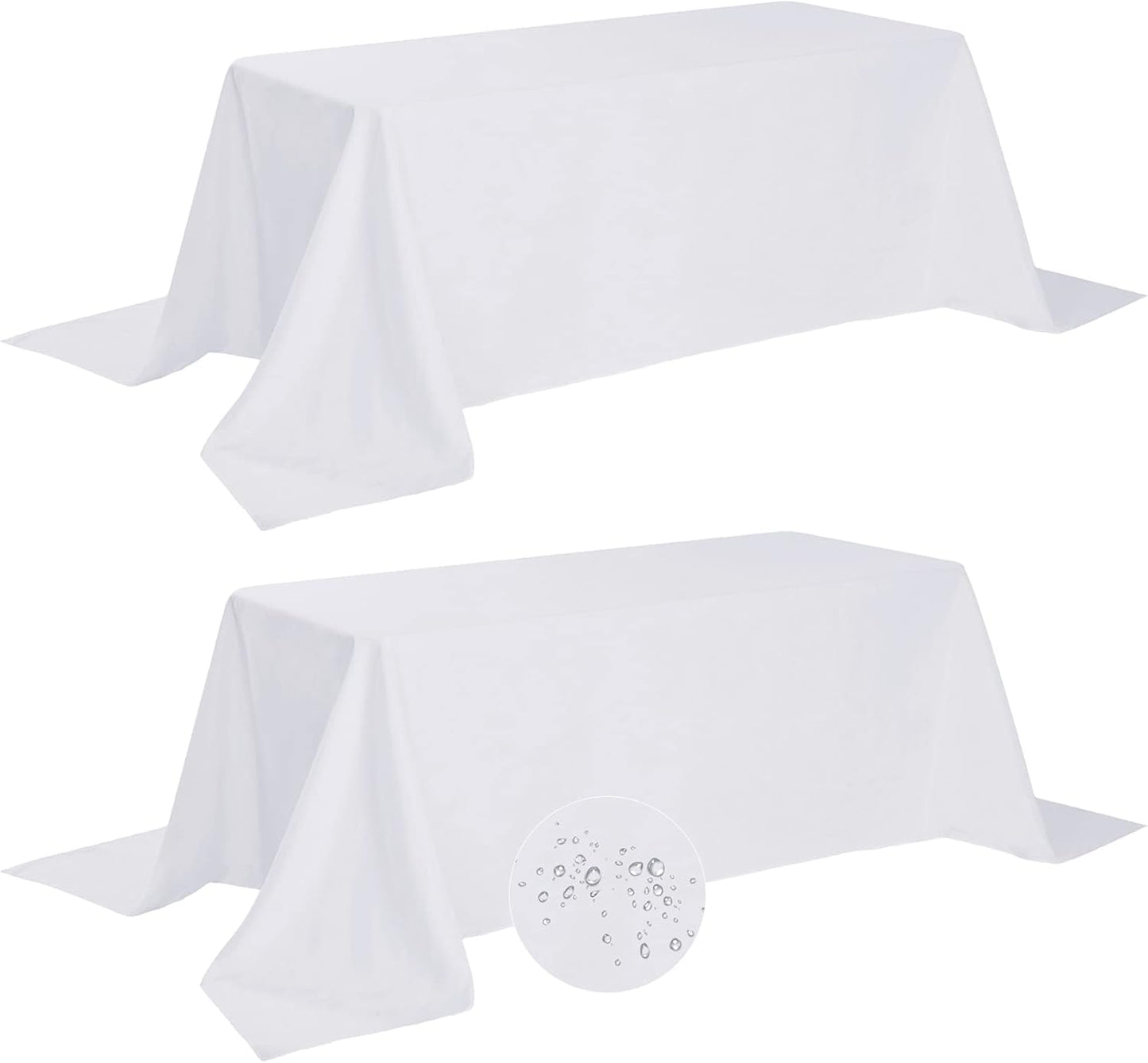 Fokitut Waterproof Rectangle Tablecloth for Stylish Dining