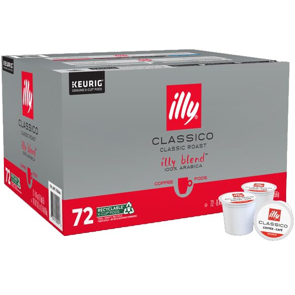 Illy Coffee K Cups Classico Roast - Mild & Flavorful Pods