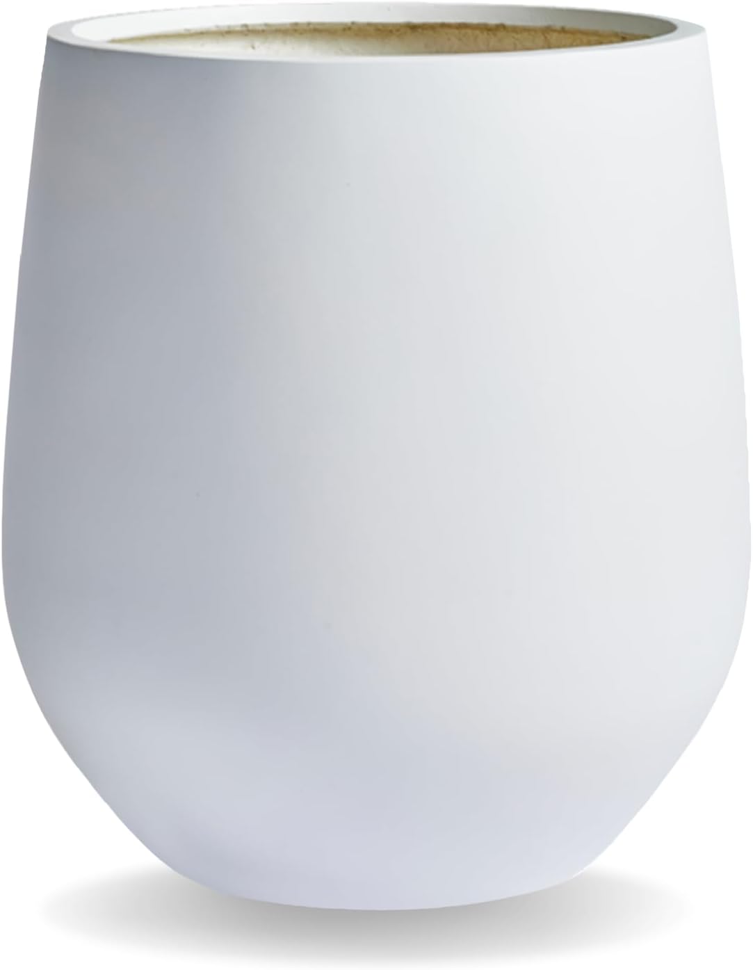 Corso Fiberstone Round Tapered Planter for Indoor and Outdoor Use