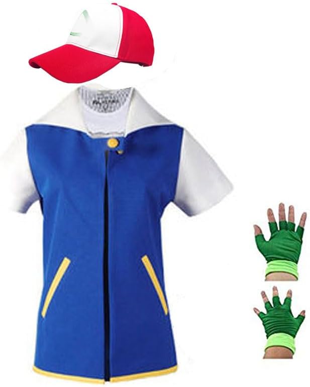 Costume Hoodie Cosplay Jacket Gloves Hat Sets for Trainer Fans
