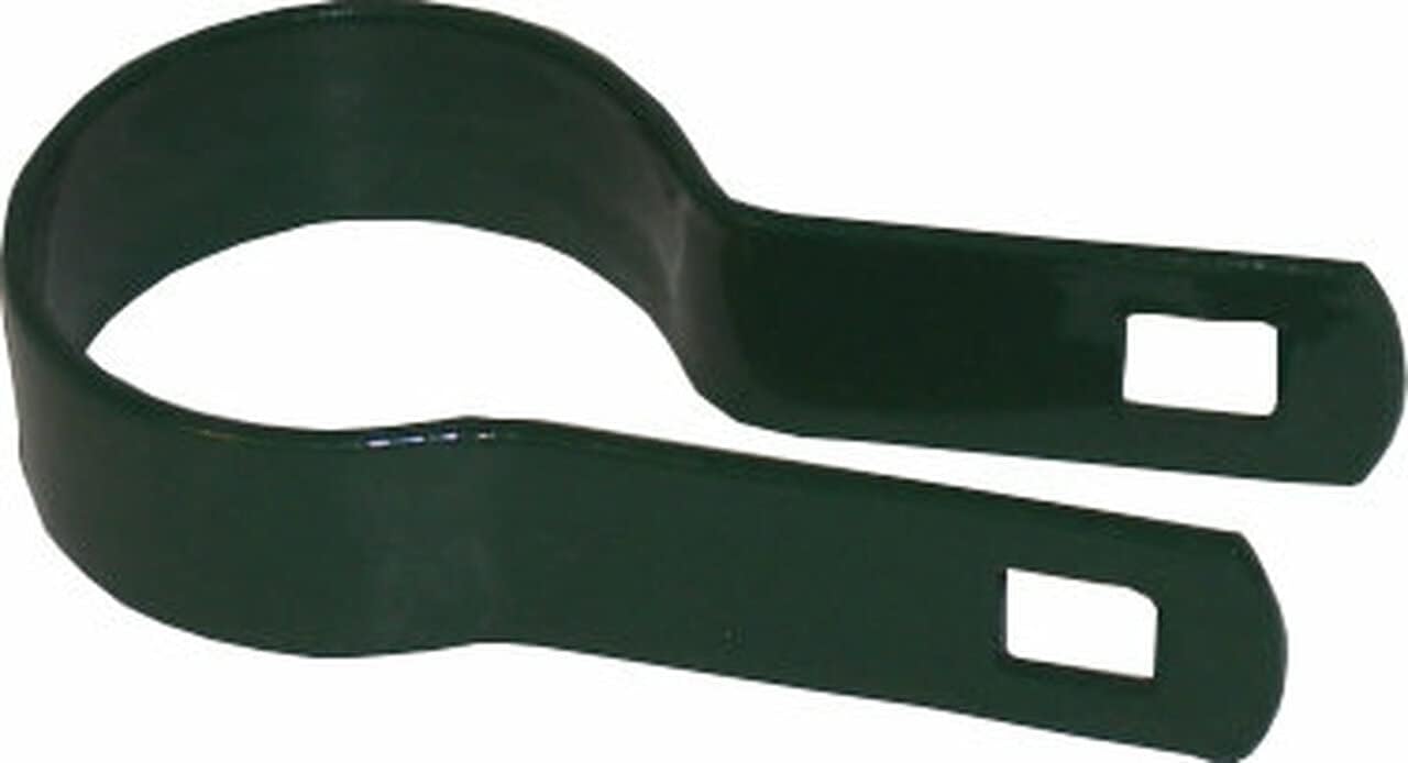 Durable Black Coated Chain Link Tension Band for Fencing Needs