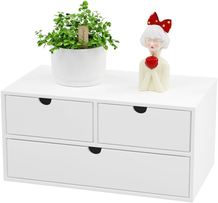 Wisuce Bamboo Desk Organizer for Stylish Home and Office Storage