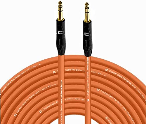 Coluber Cable 200 Feet 1/4 TRS Male to Male Stereo Connector