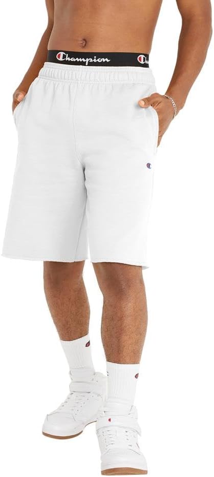 Champion Men's Fleece Athletic Shorts with Pockets for Comfort