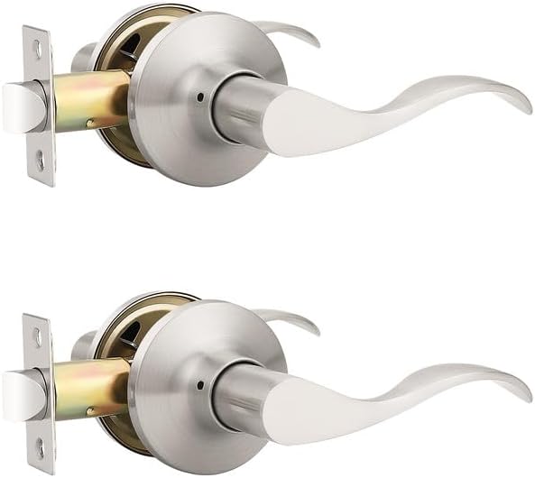 Mengico Satin Nickel Modern Interior Passage Door Knobs Review