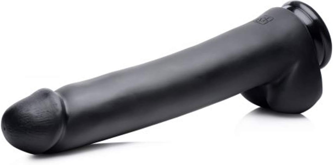 The Master Suction Cup Dildo - Large Realistic Black Toy