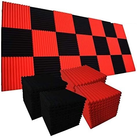 52 Pack Acoustic Foam Panels for Professional Sound Absorption
