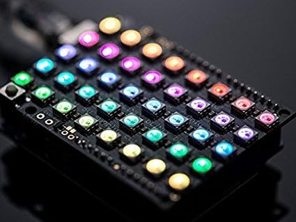 Adafruit NeoPixel Shield for Arduino - 40 RGB LED Matrix