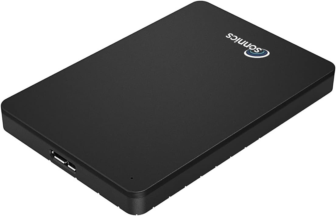 500GB Sonnics USB 3.0 Portable Hard Drive - Multi-Device Compatible