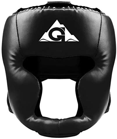 GROOFOO PU Leather Boxing Headgear - Ultimate Protection