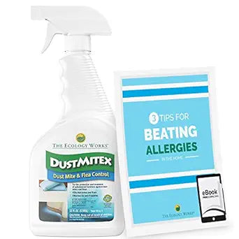DustmiteX Dust Mite Spray for Allergy Relief and Cleaning