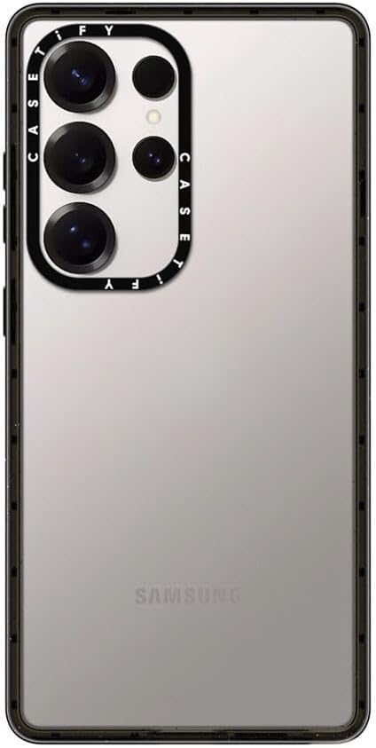 CASETIFY Impact Galaxy S25 Ultra Case - Clear Black for Protection
