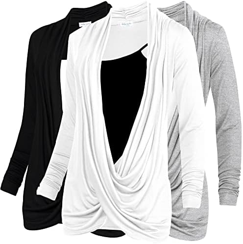 Free to Live 3 Pack Long Sleeve Nursing Tops for Women