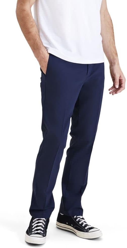 DOCKERS Mens Signature Go Slim Fit Khaki Smart 360 Tech Pants Review