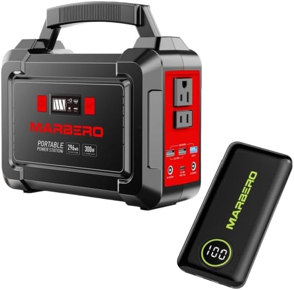 MARBERO 296Wh Portable Power Station - Ultimate Outdoor Power Solution
