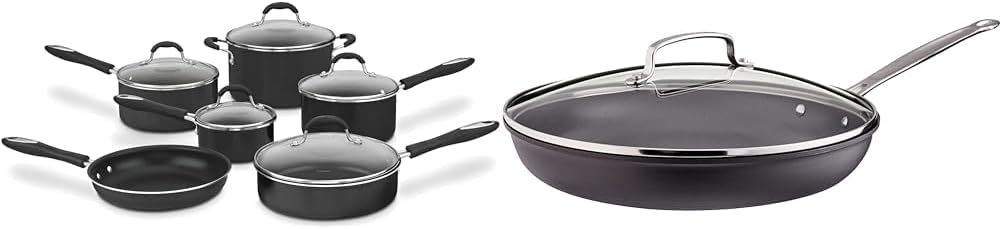 Cuisinart 11-Piece Nonstick Cookware Set for All Cooking Needs