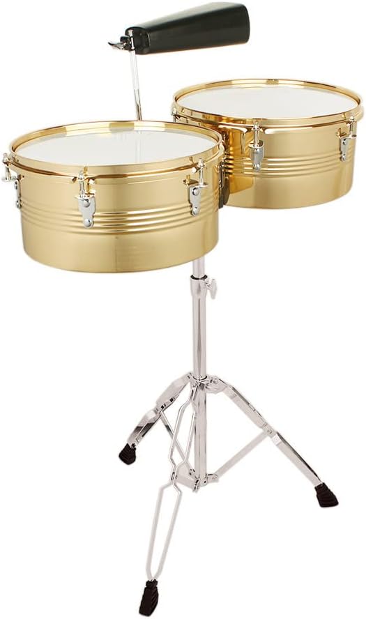 Ktaxon Timbales Instrument Set with Outstanding Tone and Durability