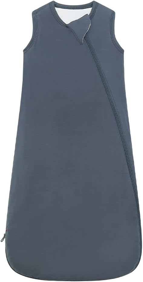 HAPIU Unisex Bamboo Baby Sleep Sack with 2-Way Zipper for Comfort