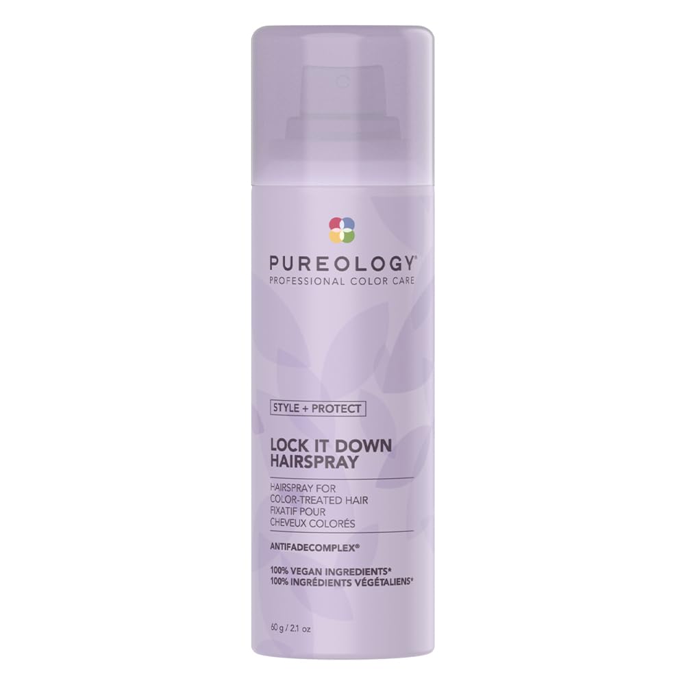 Lock It Down Hairspray for Color-Treated Hair, Maximum Hold, 11in
