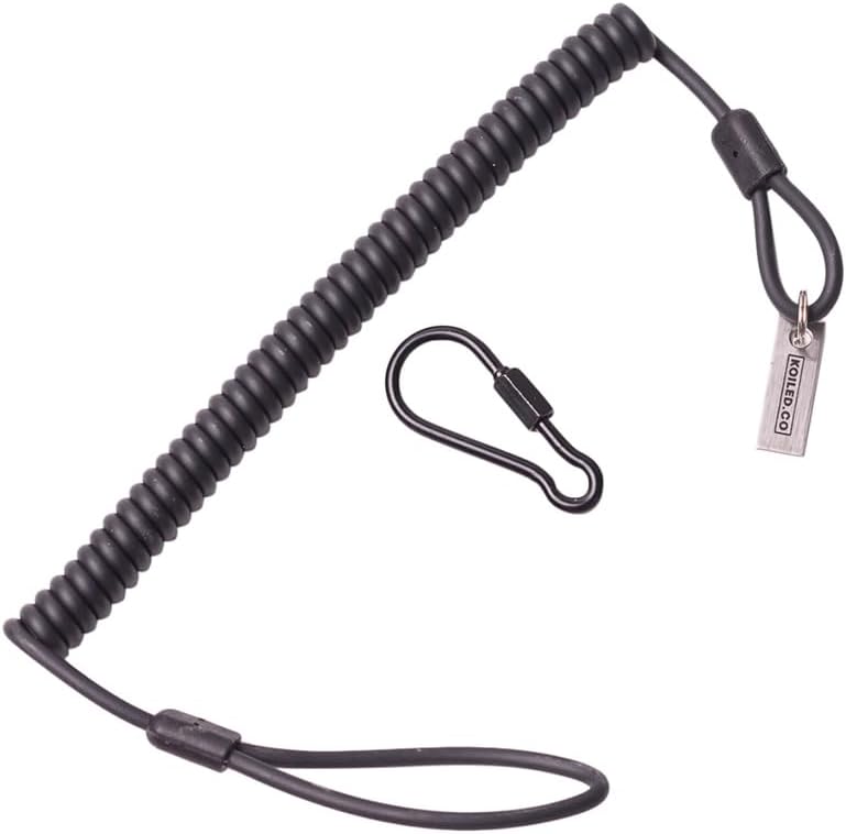 Heavy Duty Retractable Kevlar Lanyard - 265lb Breaking Strength