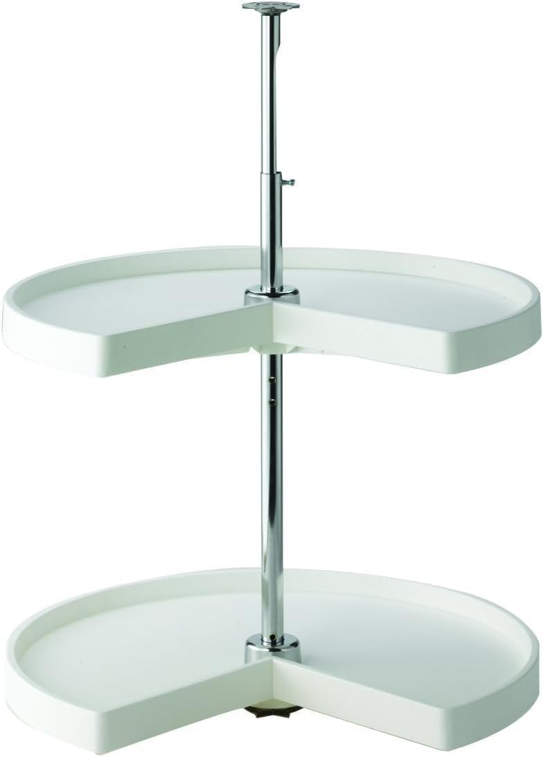 KV Lazy Susan Kidney Shaped Shelves Set for Easy Storage