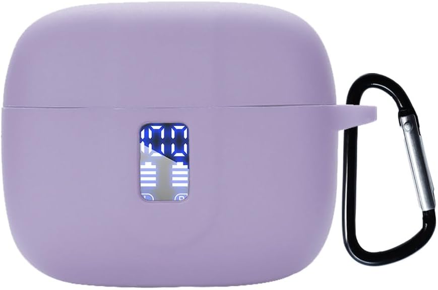 Protective Purple Silicone Case for TAGRY X08 and ZIUTY A1 Wireless Earbuds