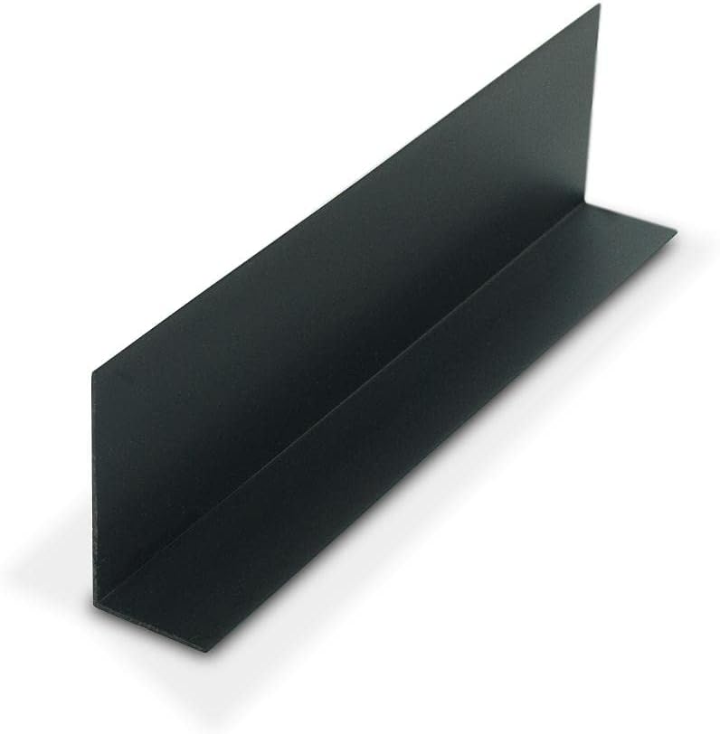 Outwater Plastics Black Styrene Angle Moulding for Furniture