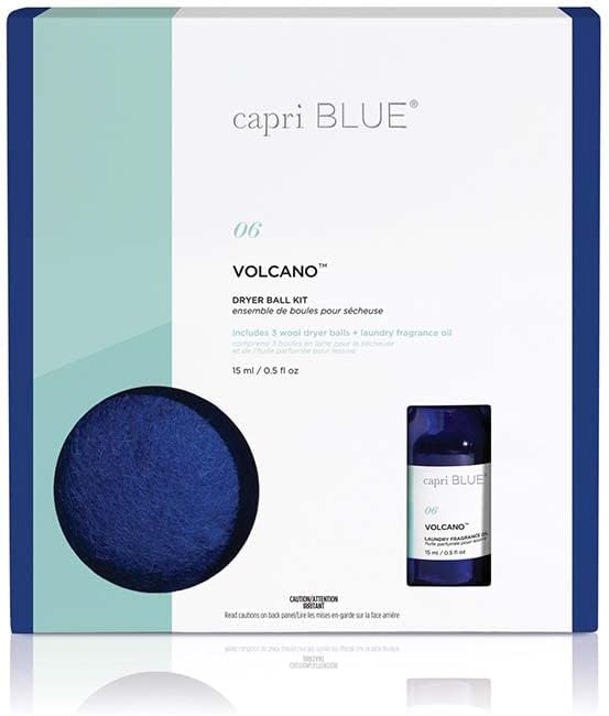 Capri Blue Volcano Dryer Ball Kit for Soft, Fragrant Laundry