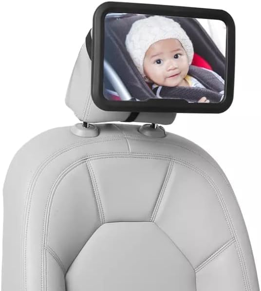 360 Adjustable Baby Car Mirror - Crystal Clear View !