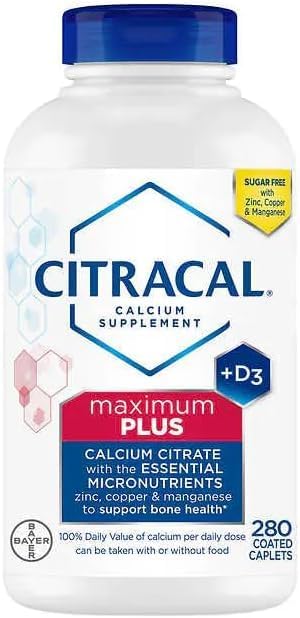 Cita Maximum Plus Calcium Citrate + D3 for Strong Bones