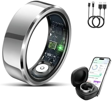 Smart Ring for Health Tracking, Waterproof Fitness Tracker